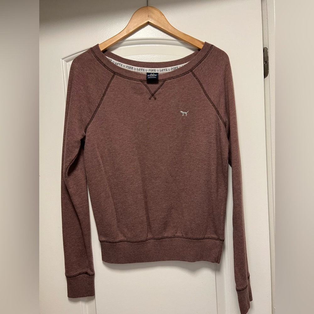 Pink crewneck sweater
